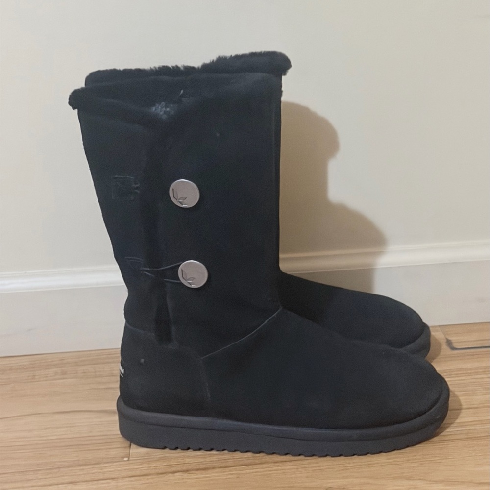 Koolaburra Women's Black Winter Boots - Picture 4 of 10